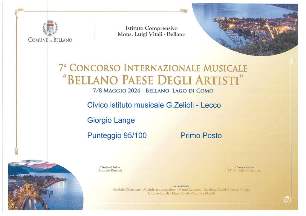 Giorgio Lange e Sara Vitari premiati