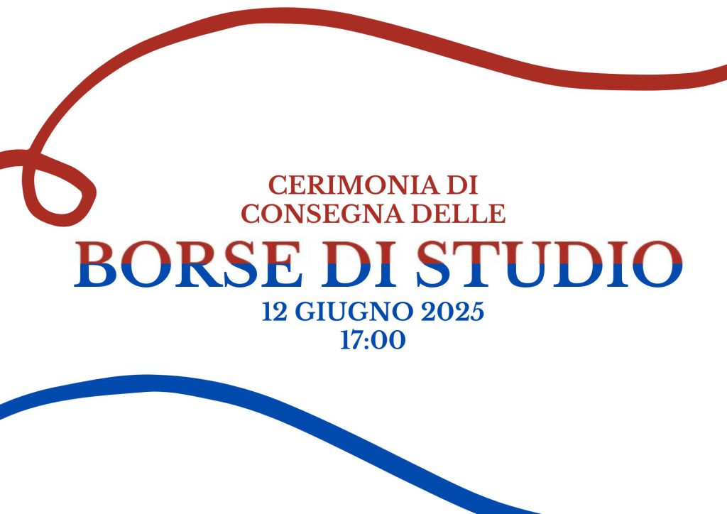 Il 12 Giugno le Borse di Studio