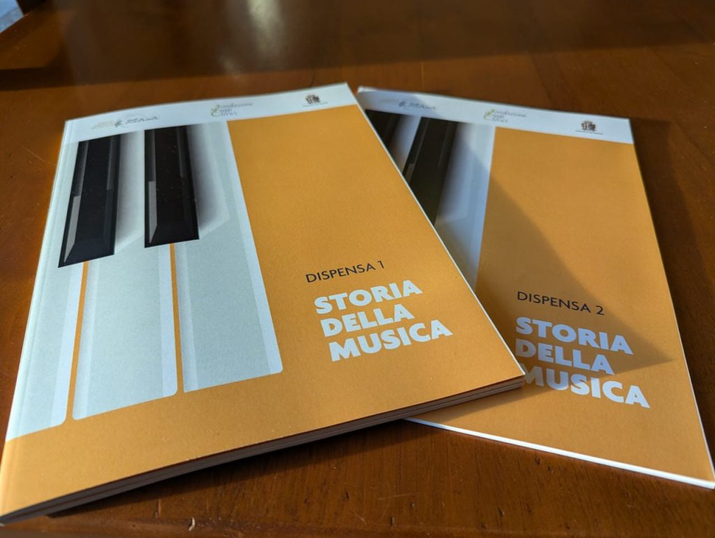 Le dispense del secondo anno di Storia della Musica